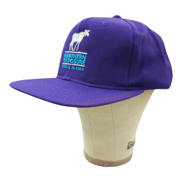Northern Exposure TV Show Snapback Hat Vintage 1990 Yupoong Cap Trucker Baseball - Picture 2 of 14